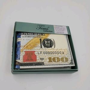 Bi Fold Wallet, Money Themed